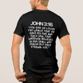 Jesus Loves You Thrive Merch トライブレンドＴシャツ (裏面)