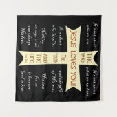 Jesus Loves You wall art タペストリー (正面(横))