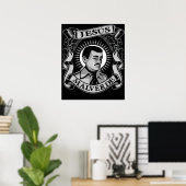 Jesus Malverde Gift Mexican Hero Jesus Malverde ポスター (ホームオフィス)