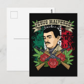 Jesus Malverde Gift Women & Men Jesus Malverde ポストカード (正面/裏面)