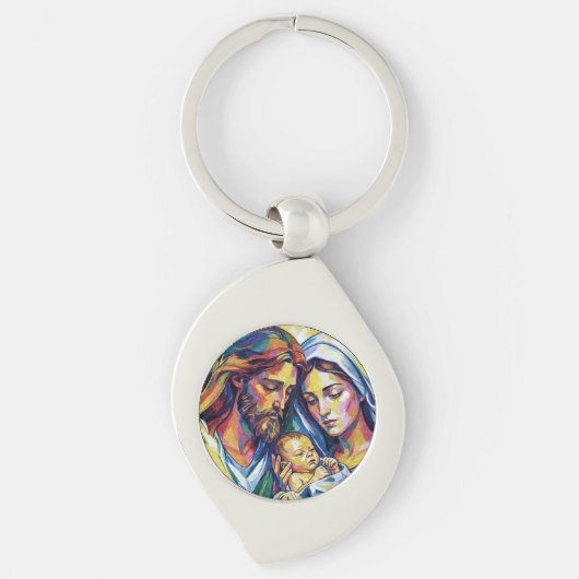 Jésus Marie et Joseph キーホルダー (正面)