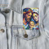 Jésus Marie et Joseph 缶バッジ (インサイチュ)