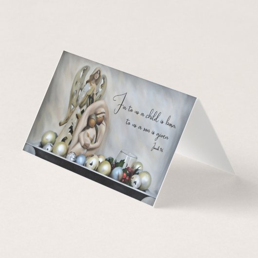 Jesus Mary and Joseph Christmas Card (正面)