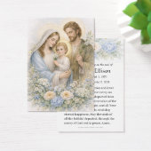 Jesus Mary Joseph Memorial Keepsake (デスク)