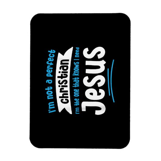 Jesus Men Women Kids Christian Bible Faith マグネット (縦)