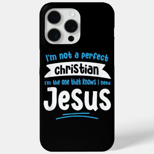 Jesus Men Women Kids Christian Bible Faith Case-Mate iPhoneケース (裏面)
