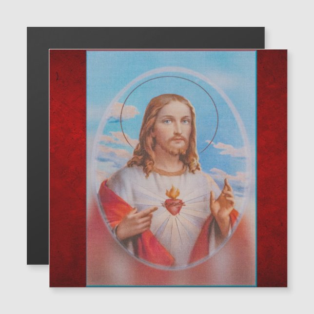 Jesus mercy prayers magnet (正面/裏面)