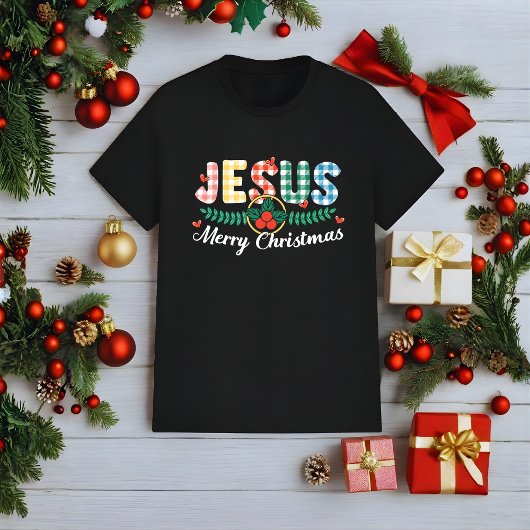 Jesus Merry Christmas Christian Holiday Tシャツ
