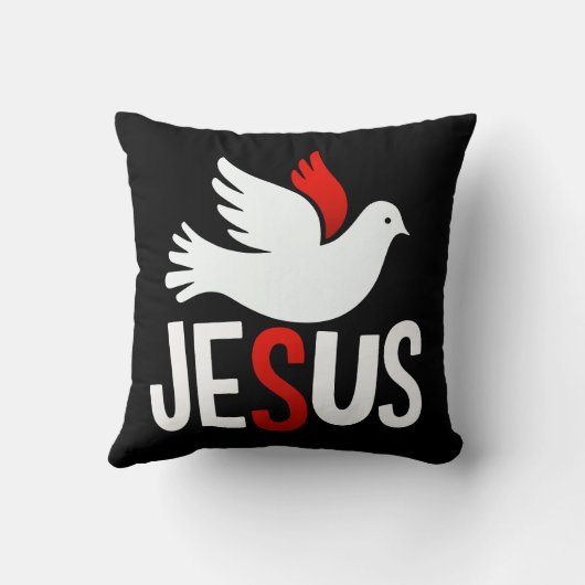 Jesus mit Taube クッション (裏面)
