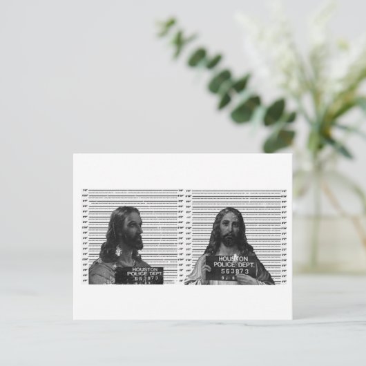 Jesus Mugshot ポストカード (スタンド正面)