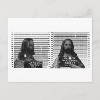 Jesus Mugshot ポストカード