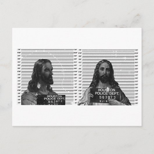 Jesus Mugshot ポストカード (正面)