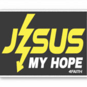Jesus my Hope シール (正面)