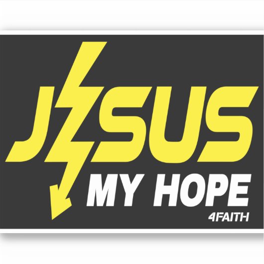 Jesus my Hope シール (正面)
