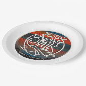 JESUS Never fails ペーパープレート (アングル)