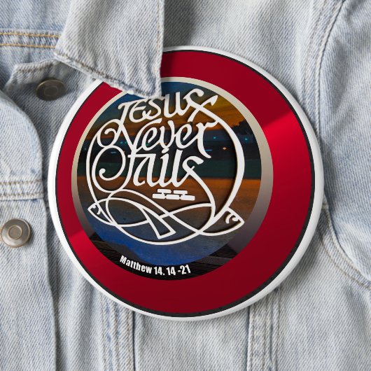 JESUS Never fall 缶バッジ (インサイチュ)