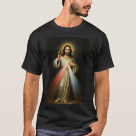 Jesus of the Divine Mercy Men's Tee Shirt Tシャツ
