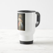 Jesus of the Divine Mercy Travel Mug トラベルマグ (正面右)