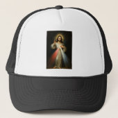 Jesus of the Divine Mercy Trucker Hat キャップ (正面)