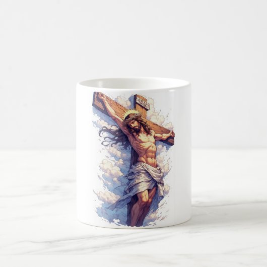 Jesus on the Cross Christian Coffee Mug コーヒーマグカップ (中央)