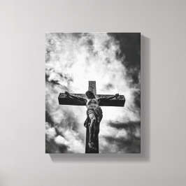Jesus on the Cross – Faith and Redemption Canvas   キャンバスプリント