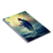 Jesus on Water Classic Notebook Lined Pages ノートブック (右側)