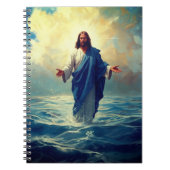 Jesus on Water Classic Notebook Lined Pages ノートブック (正面)