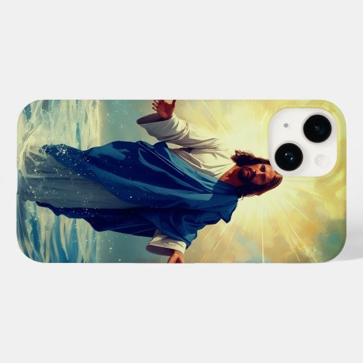 Jesus On Water iPhone / iPad case Case-Mate iPhoneケース (裏面 (横))
