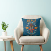 Jesus Original Firefighter Faith Cross Christian クッション (椅子)