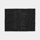 Jesus Over Everything Gift For Christian Women Mom フリースブランケット (正面(横))