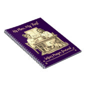Jesus photo notebook - personalized faith journal ノートブック (右側)