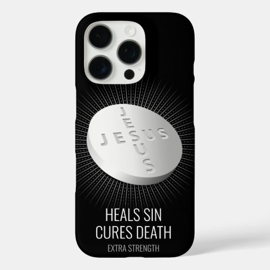 Jesus Pill – カスタマイズ可能な信仰Hope 祈 God Case-Mate iPhoneケース (裏面)
