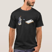Jesus Playing Cornhole   Cornhole Tシャツ (正面)