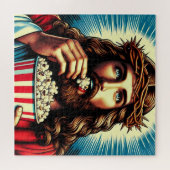 Jesus popcorn puzzle! ジグソーパズル (横)