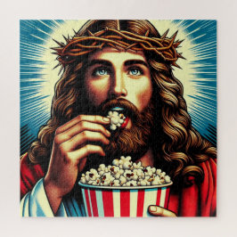Jesus popcorn puzzle! ジグソーパズル