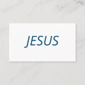 Jesus Prayer Standard, 3.5" x 2.0" Business Card 名刺 (正面)