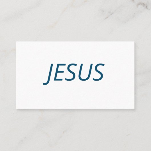 Jesus Prayer Standard, 3.5" x 2.0" Business Card 名刺 (正面)