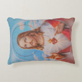 Jesus prayer traditional pillow アクセントクッション (正面)