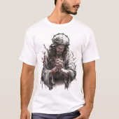 Jesus Praying Faith Tシャツ (正面)