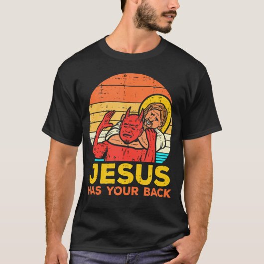 Jesus Raves Dj RaveテクノEdmパーティーフェスティバルターン Tシャツ (正面)