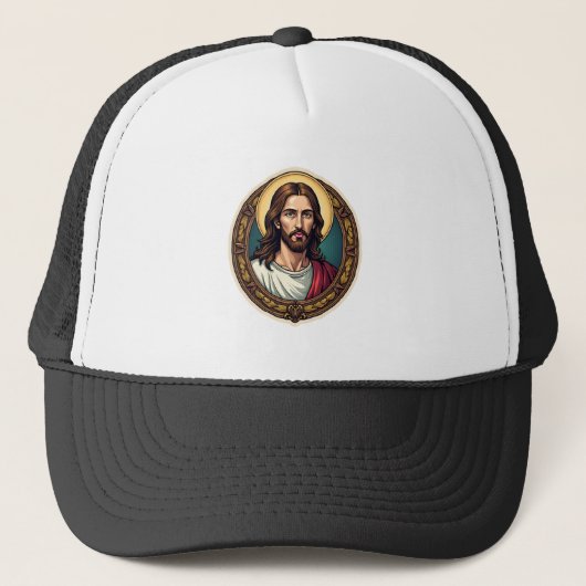 Jesus Redeemer Seal Vintage Engraving Tee キャップ (正面)