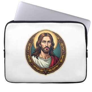 Jesus Redeemer Seal Vintage Engraving Tee ラップトップスリーブ