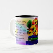 jesus rejoice  ツートーンマグカップ (正面左)