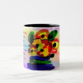 jesus rejoice  ツートーンマグカップ (中央)