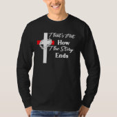 Jesus Resurrection Crown of Thorns Easter Christia Tシャツ (正面)