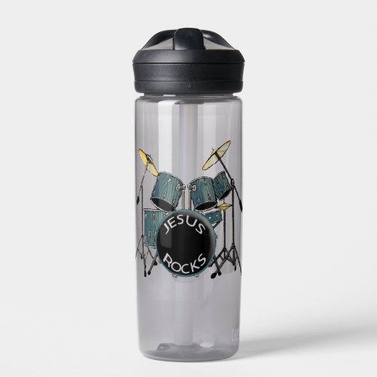 Jesus Rocks – ドラマー ウォーターボトル (正面)