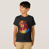 Jesus Rtrait Art Christian Religious Tシャツ (正面フル)