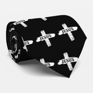 Jesus Rugged Cross Neck Tie ネクタイ