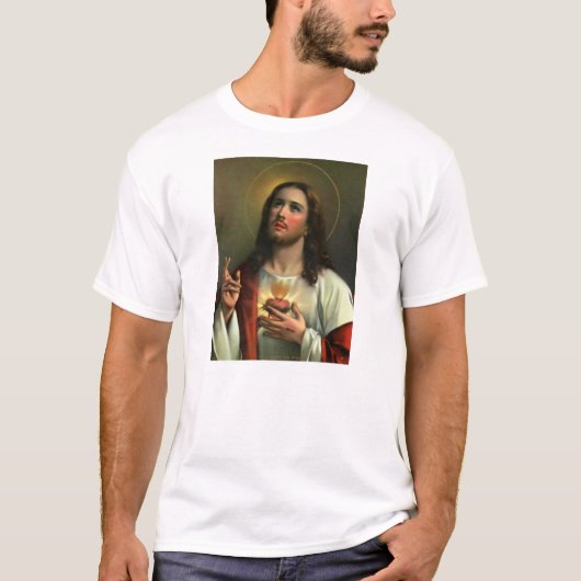 Jesus_Sacred_Heart-1 Tシャツ (正面)