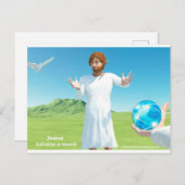 Jesus Salavator e - mundi ポストカード (正面/裏面)